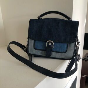 Michael Kors Denim Shoulder Bag vintage, Medium-size